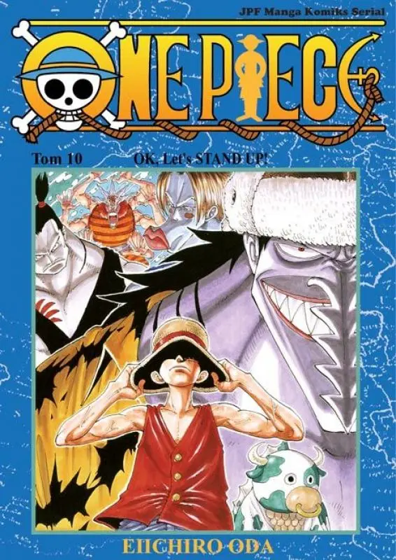 Okładka mangi dziesiąty tom One Piece