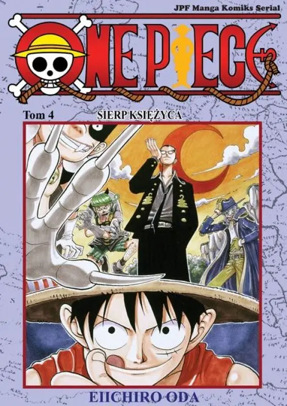 Okładka mangi czwarty tom One Piece