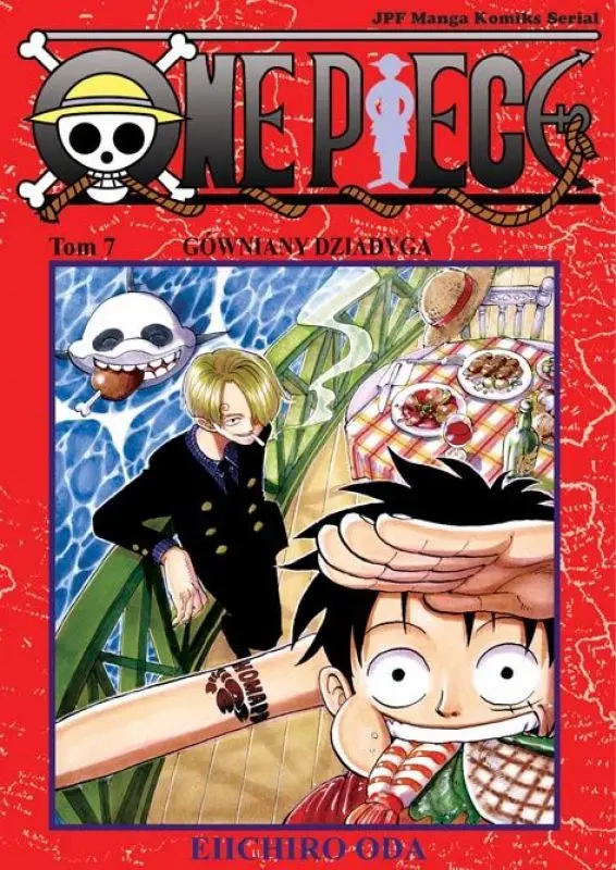 Okładka mangi siódmy tom One Piece