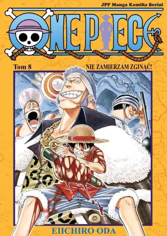 Okładka mangi ósmy tom One Piece