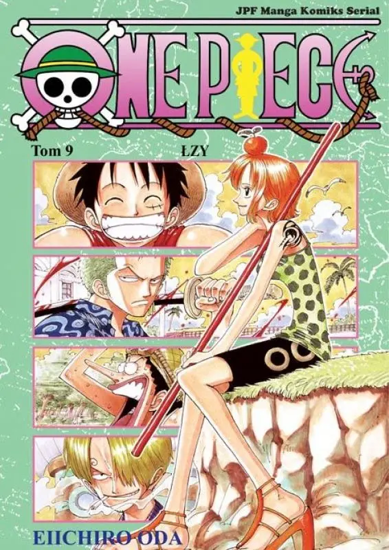 Okładka mangi dziewiąty tom One Piece